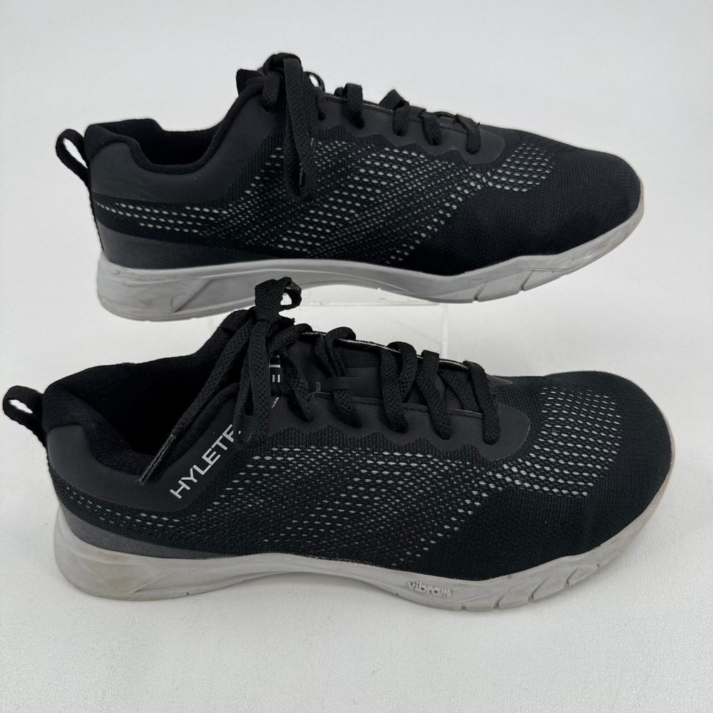 Hylete Circuit II Athletic Shoes WOMENS Black Lace Up Sneakers‎ SIZE 8.5